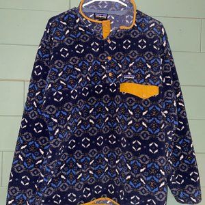 🤩rare Patagonia synchilla fleece pullover size mens M.